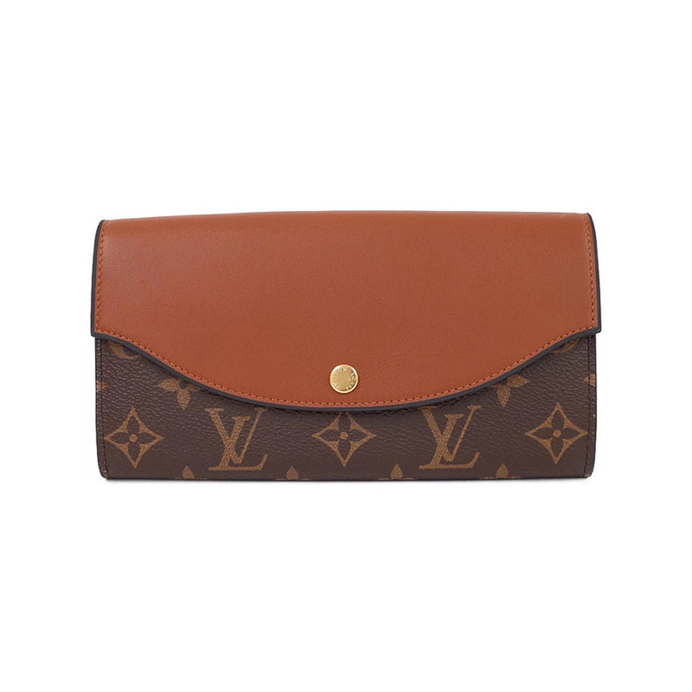 Louis Vuitton Monogram Portefeuille Sarah Tuileries Bi fold Long Wallet